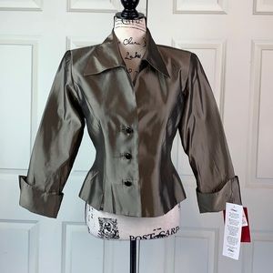 NWT JS Collections Satin Suit Blazer